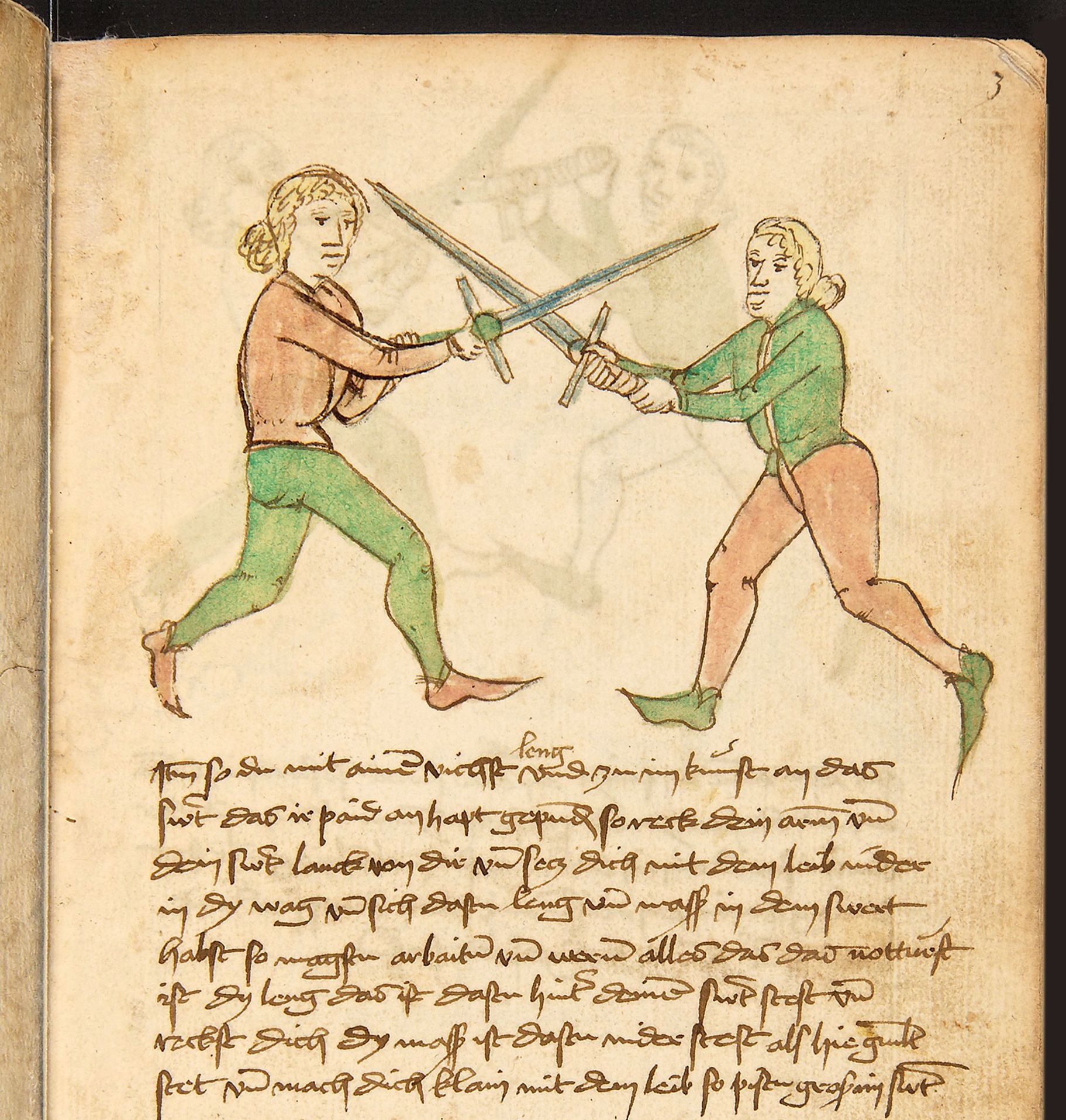 Page manuscrite du Codex Wallerstein